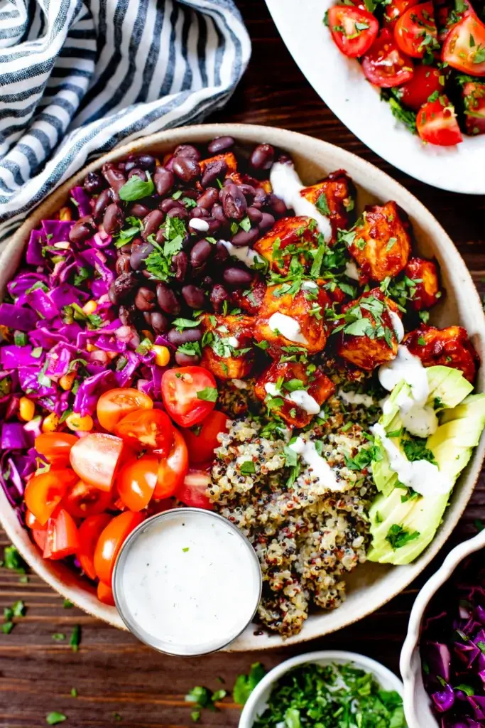 Grilled Tofu & Quinoa Bowl