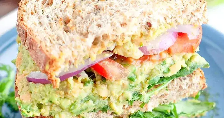 Chickpea & Avocado Sandwich