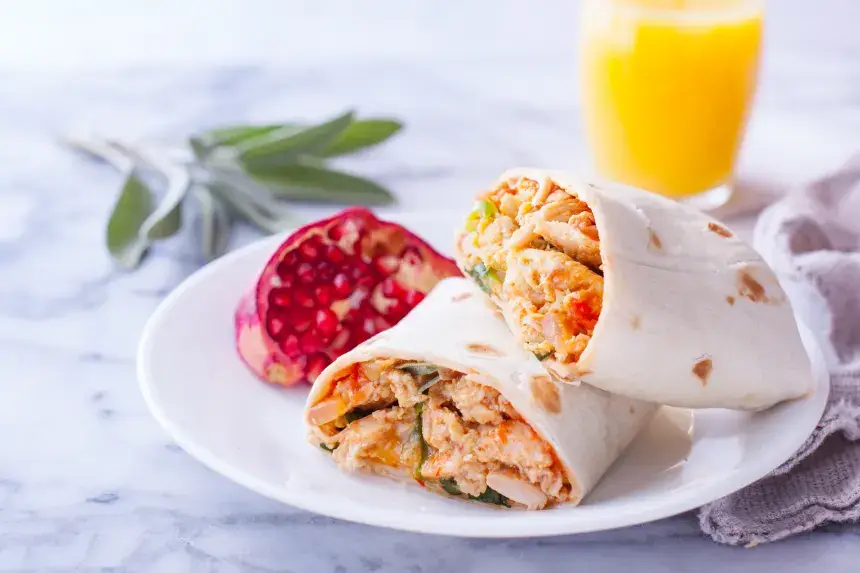 Turkey and Egg Breakfast Wraps