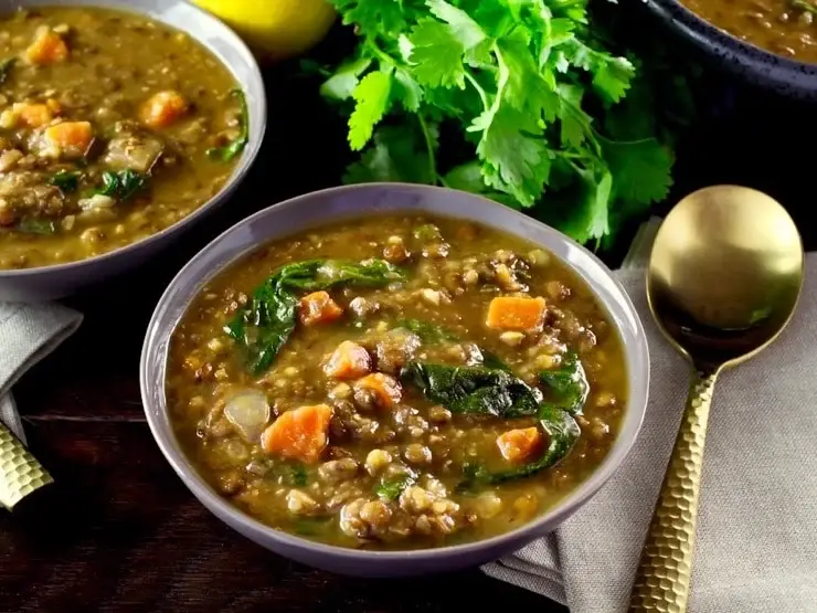 Lentil and Spinach Soup