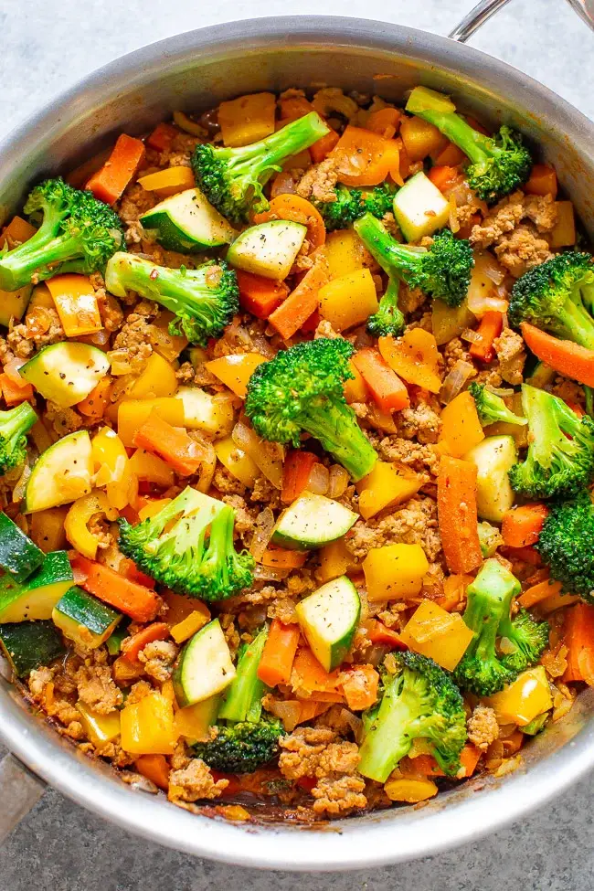 Turkey and Veggie Stir-Fry