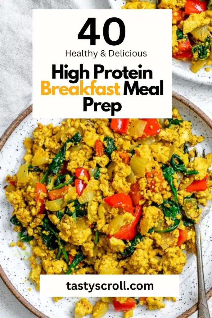 High Protein Breakfast Meal Prep