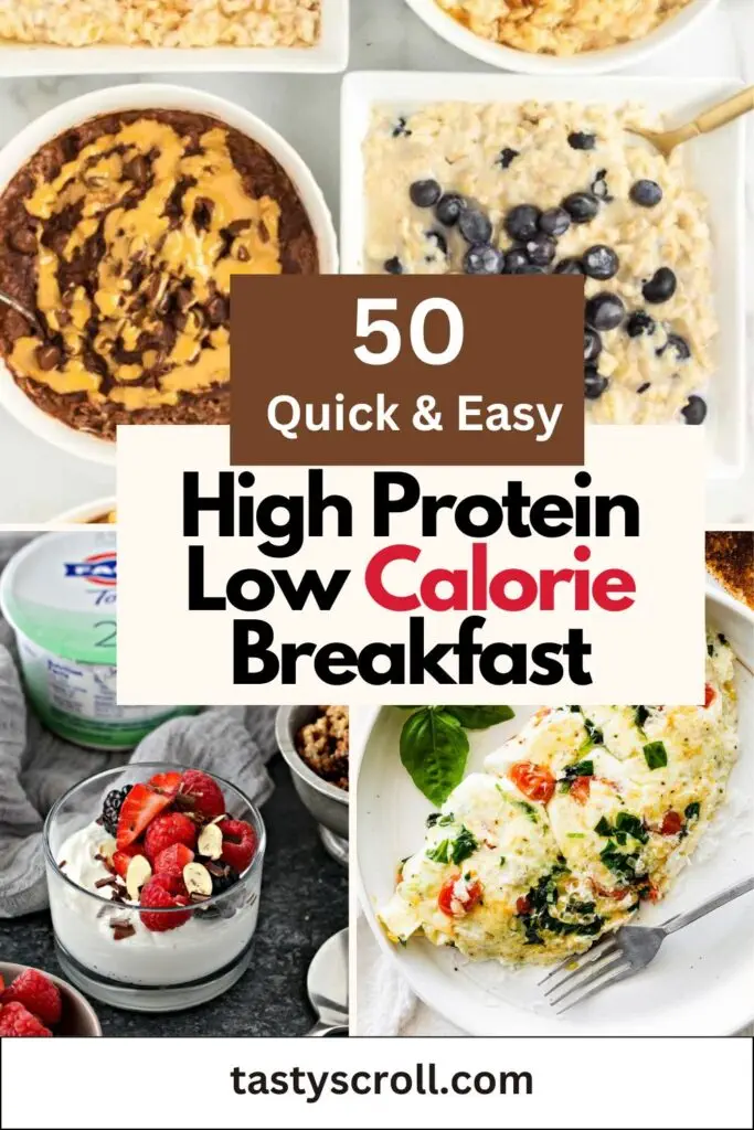 High Protein Low Calorie Breakfast