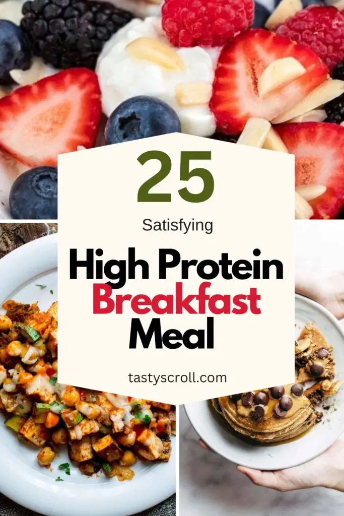 High Protein Breakfast Meal 