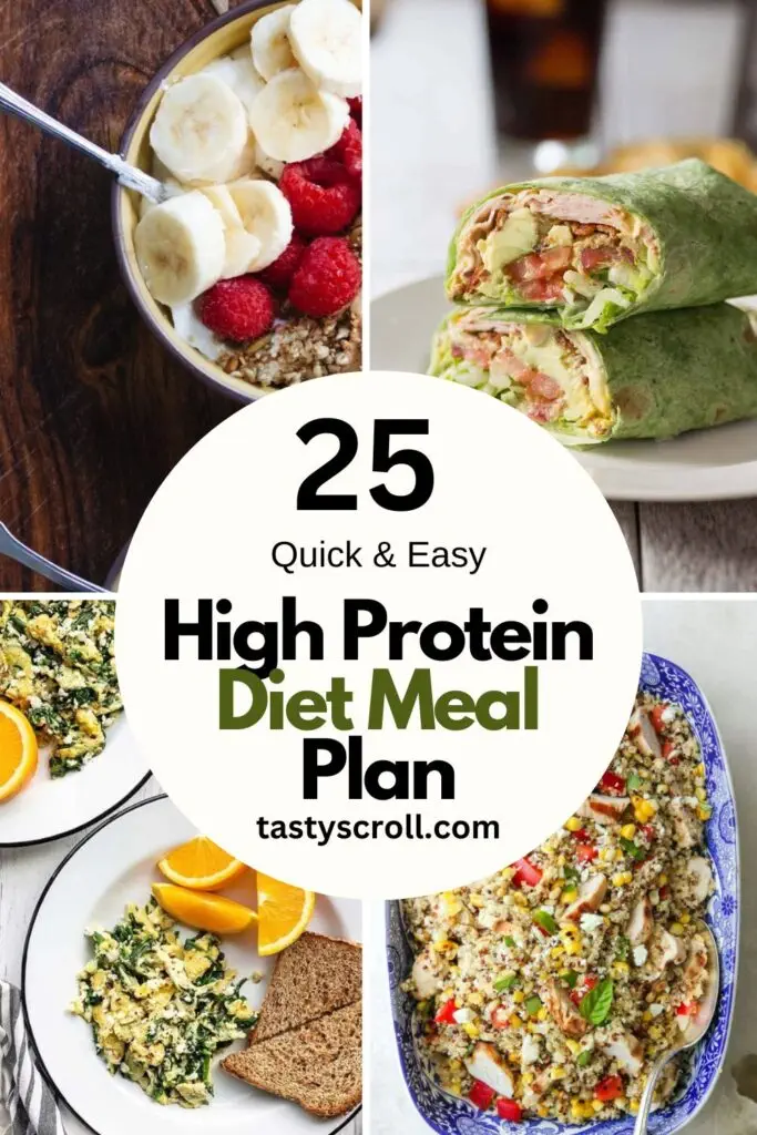 High Protein Diet Meal Plan
