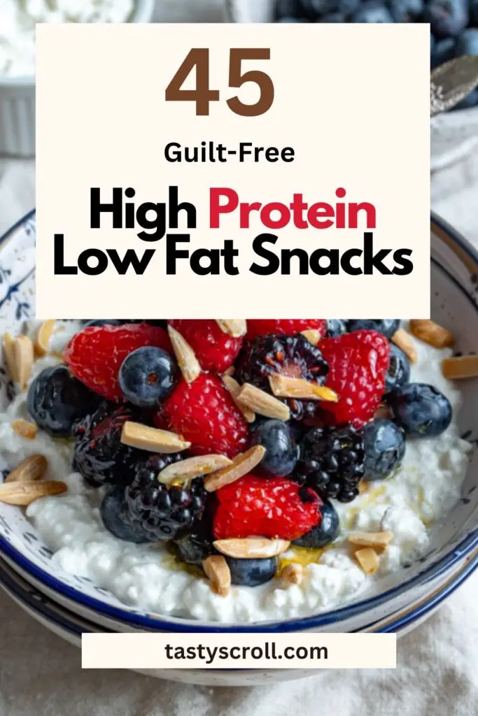 High Protein Low Fat Snacks