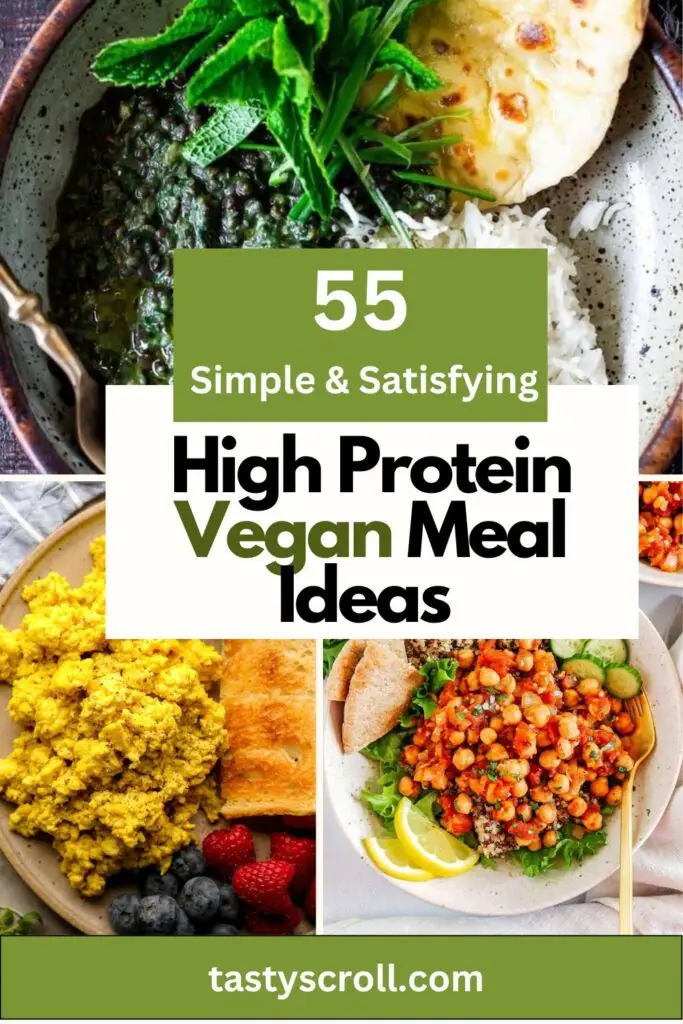 High Protein Vegan Meal Ideas 