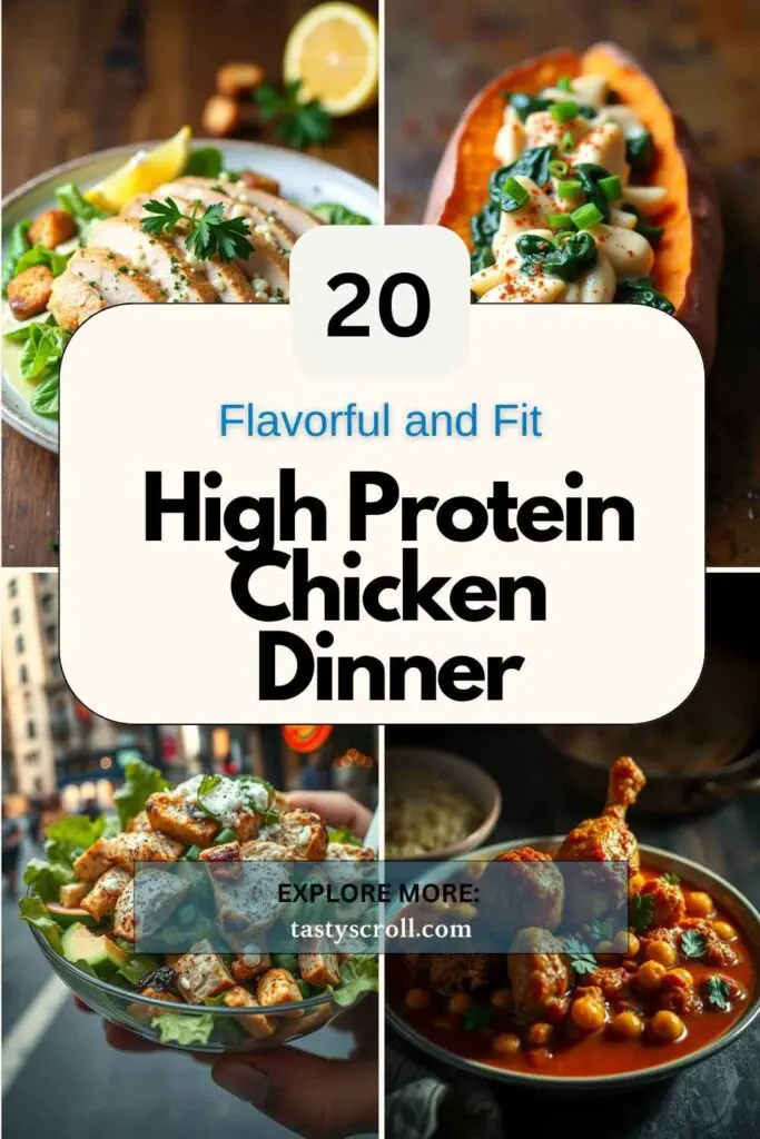 High Protein Chicken Dinner