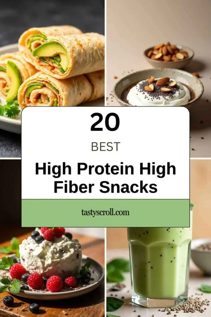 High Protein High Fiber Snacks