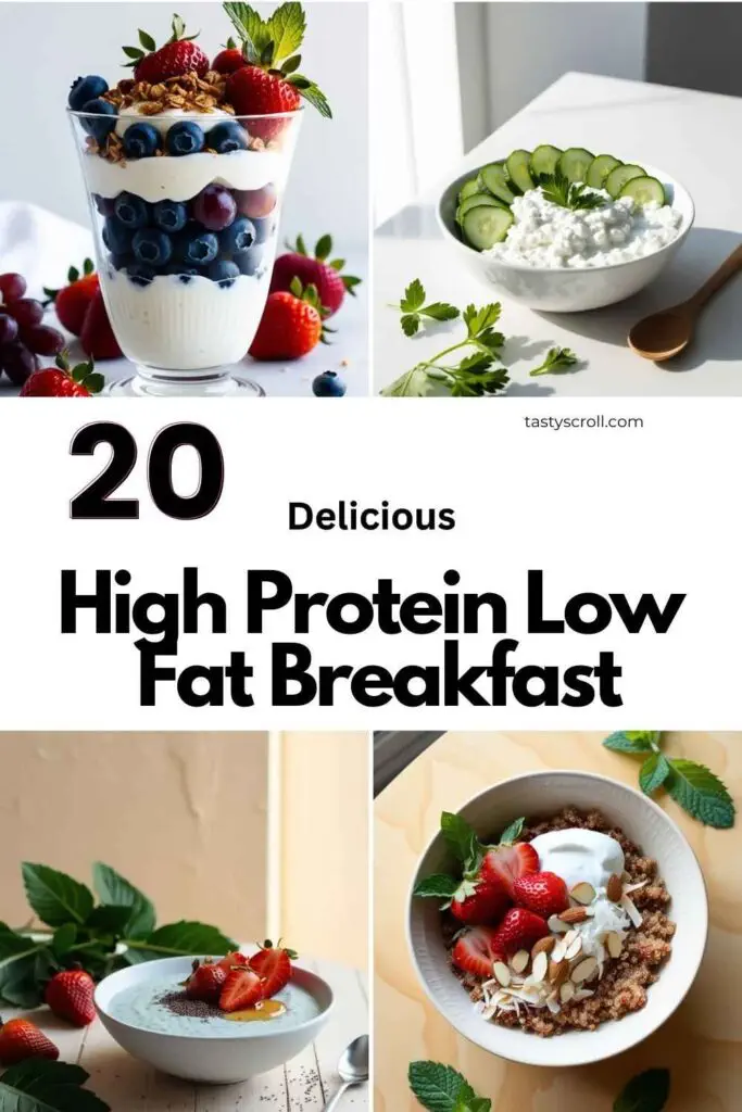 High Protein Low Fat Breakfast
