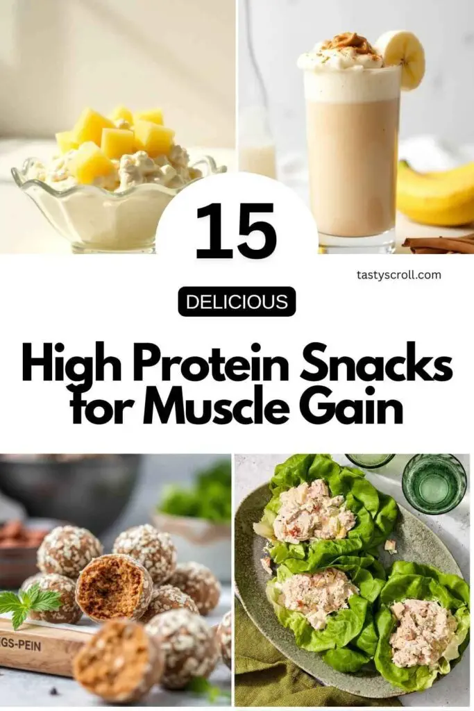 High Protein Snacks for Muscle Gain