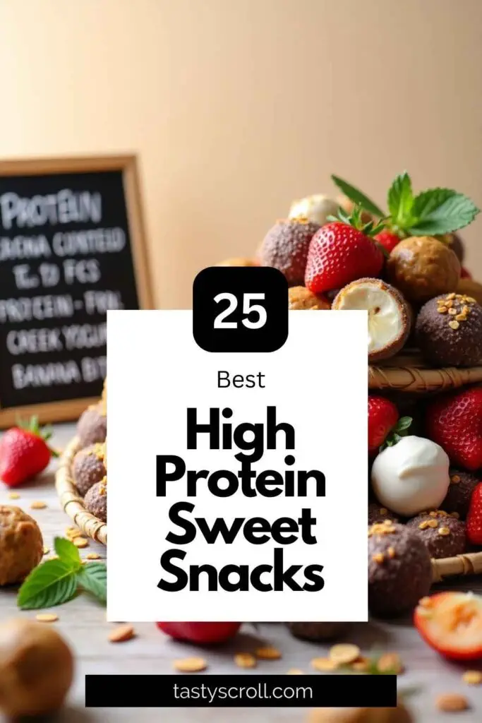 High Protein Sweet Snacks