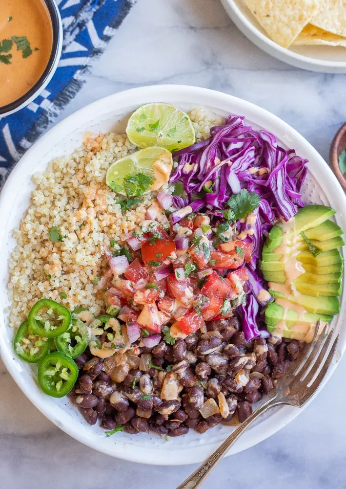 Quinoa and Black Bean Bowl
