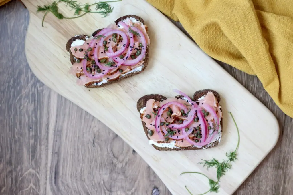 Smoked Salmon on Whole Grain Toast