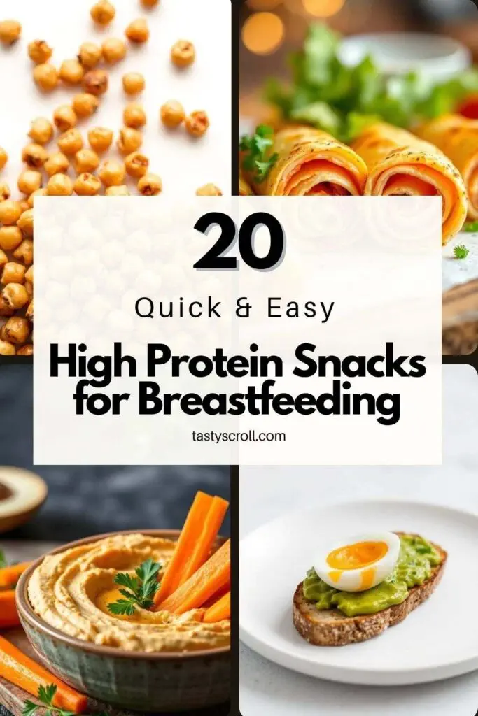 High Protein Snacks for Breastfeeding