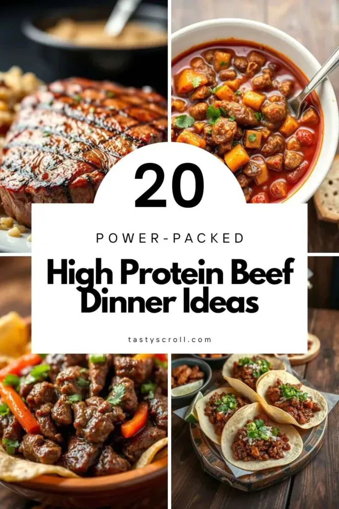 High Protein Beef Dinner