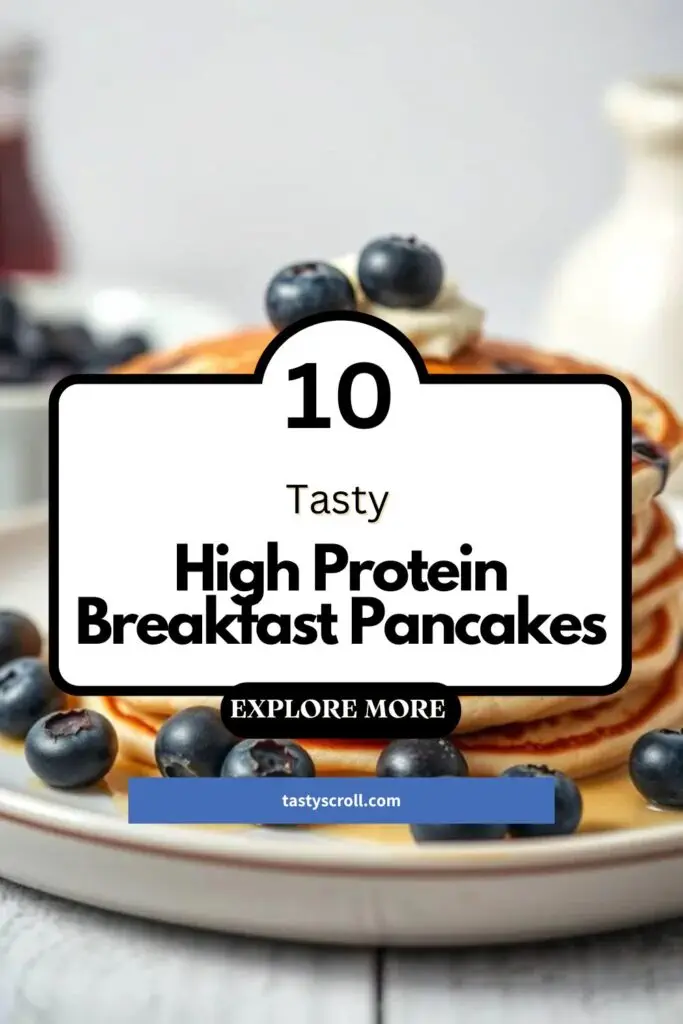 High Protein Breakfast Pancakes