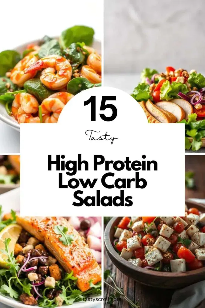 High Protein Low Carb Salads