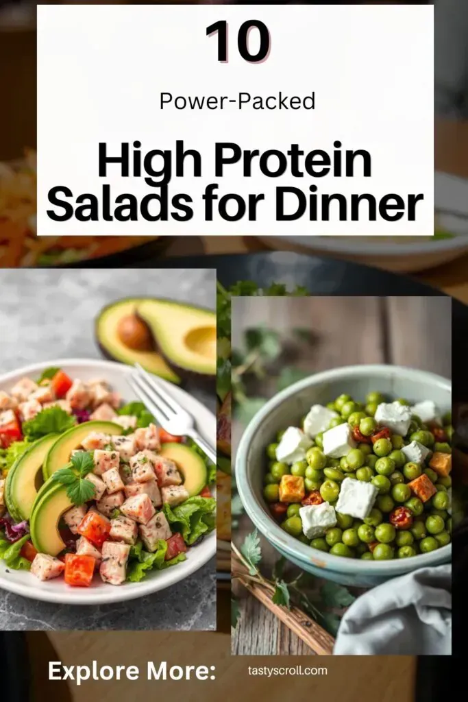 High Protein Salads for Dinner