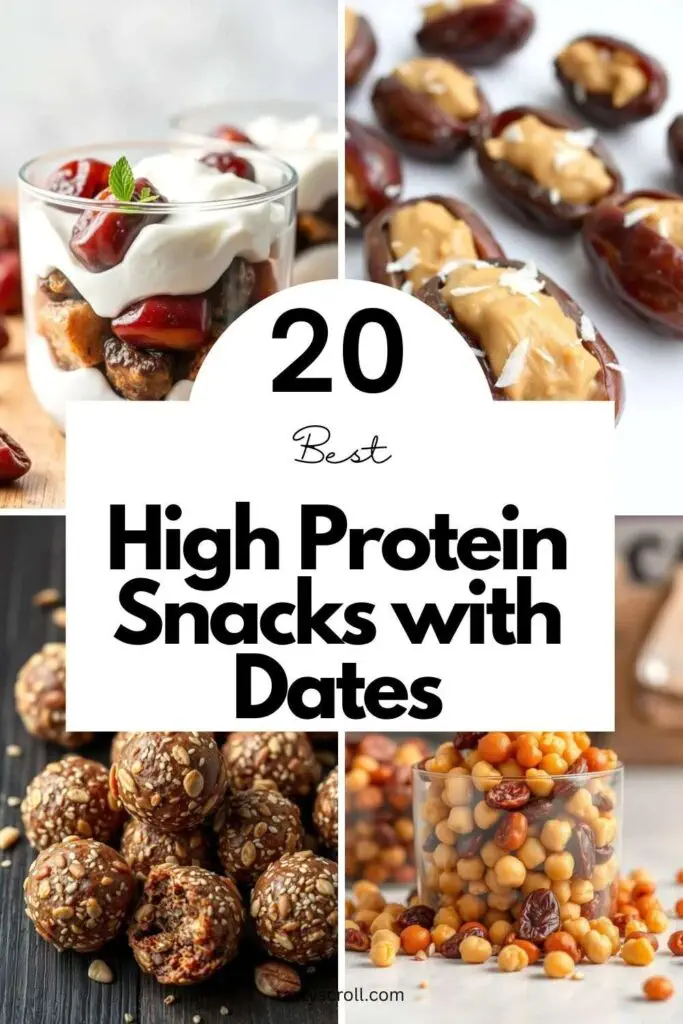 High Protein Snacks with Dates
